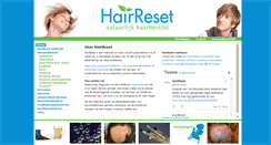 Desktop Screenshot of hairreset.nl